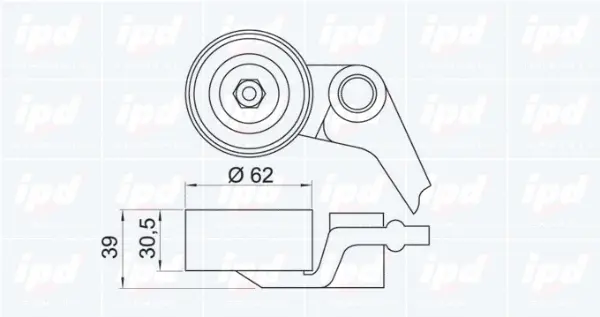 Tensioner Pulley, timing belt
