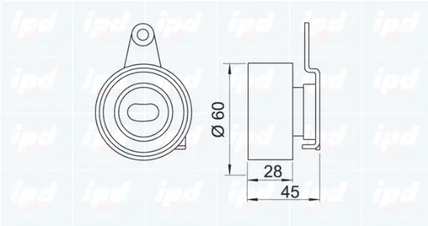 Tensioner Pulley, timing belt