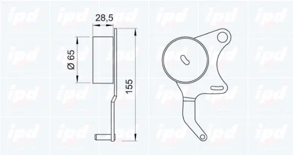 Tensioner Pulley, timing belt