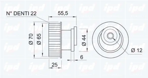 Tensioner Pulley, timing belt