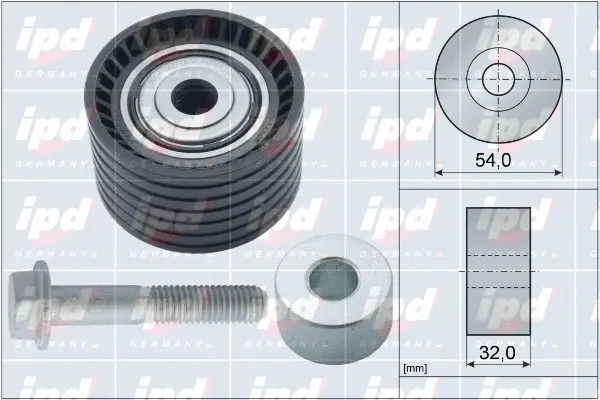 Deflection/Guide Pulley, timing belt (15-4107)
