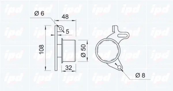 Tensioner Pulley, timing belt