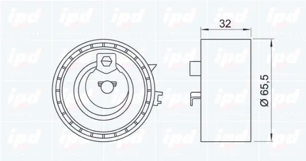 Tensioner Pulley, timing belt
