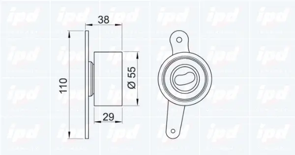 Tensioner Pulley, timing belt