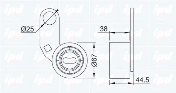 Tensioner Pulley, timing belt