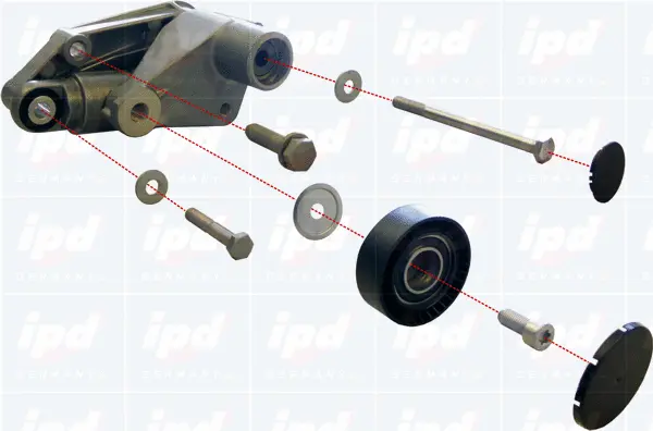 Repair Kit, v-ribbed belt tensioner (15-3472)