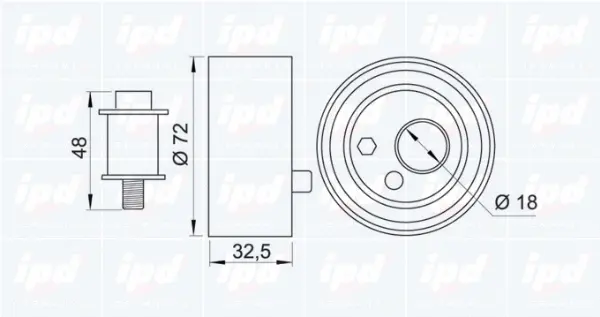 Tensioner Pulley, timing belt