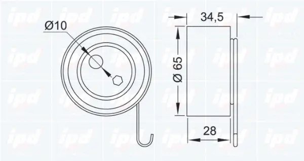 Tensioner Pulley, timing belt