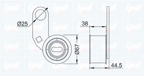 Tensioner Pulley, timing belt