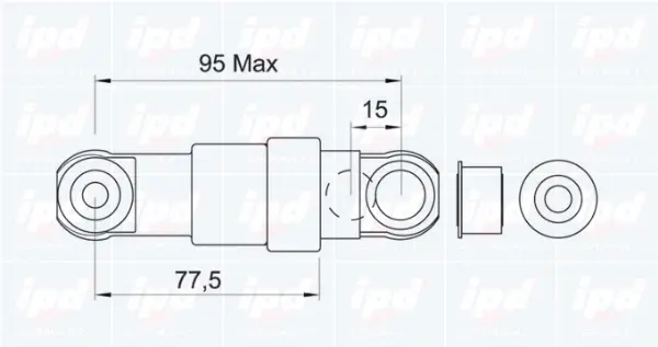 Vibration Damper, V-ribbed belt