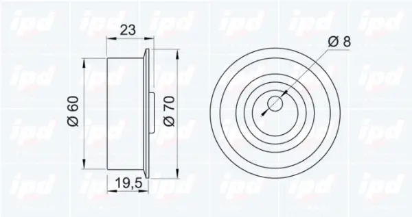 Tensioner Pulley, timing belt