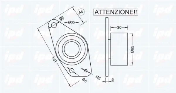 Deflection/Guide Pulley, timing belt