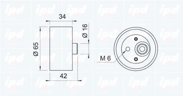 Tensioner Pulley, timing belt