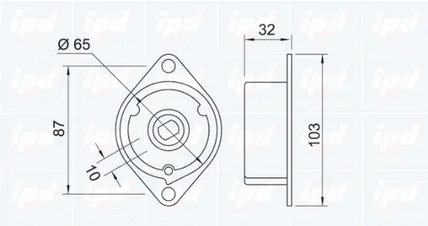 Belt Tensioner, V-ribbed belt
