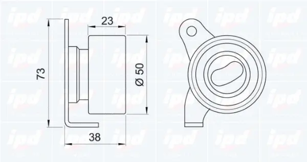 Tensioner Pulley, timing belt