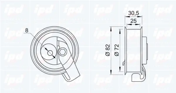 Tensioner Pulley, timing belt