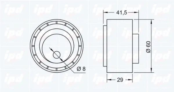 Tensioner Pulley, timing belt