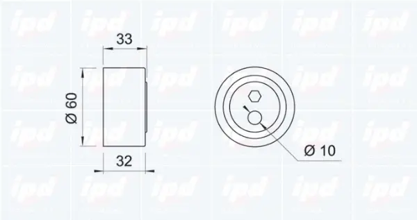 Tensioner Pulley, timing belt