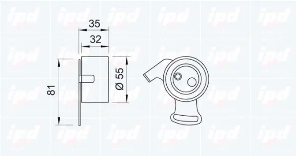 Tensioner Pulley, timing belt