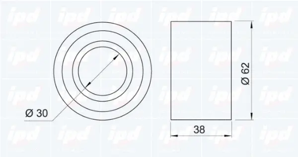 Tensioner Pulley, timing belt