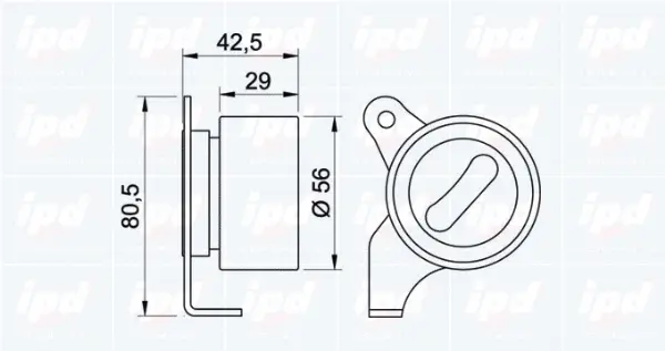 Tensioner Pulley, timing belt