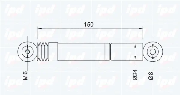 Vibration Damper, V-ribbed belt