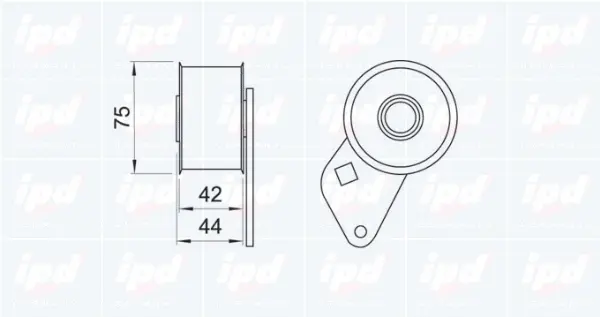 Tensioner Pulley, timing belt