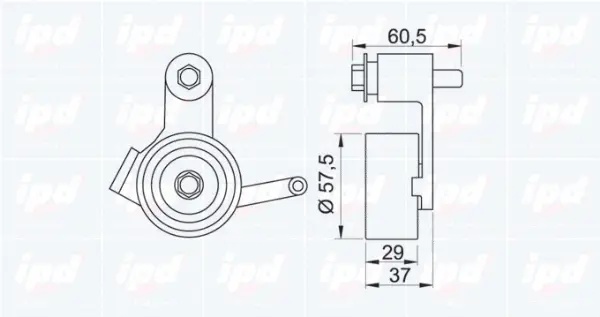 Tensioner Pulley, timing belt