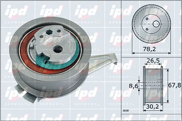 Tensioner Pulley, timing belt (15-4071)