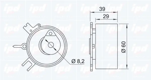 Tensioner Pulley, timing belt