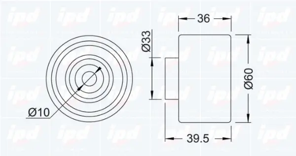 Tensioner Pulley, timing belt
