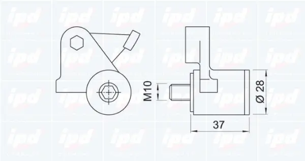 Tensioner Lever, timing belt
