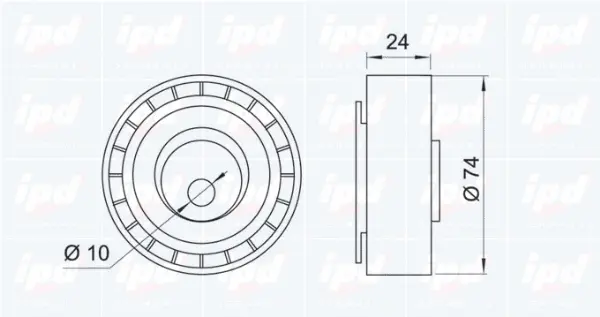 Tensioner Pulley, timing belt