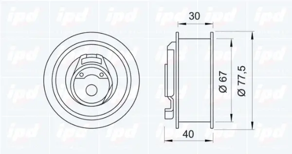 Tensioner Pulley, timing belt