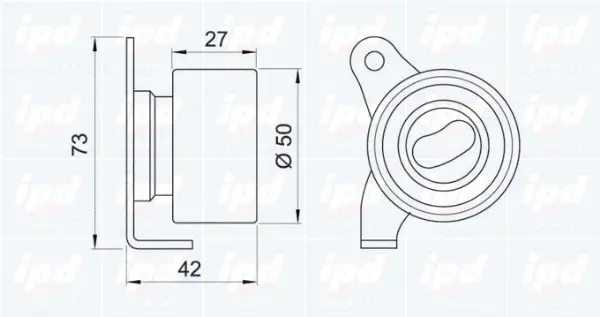 Tensioner Pulley, timing belt