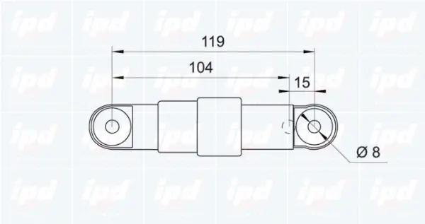 Vibration Damper, V-ribbed belt