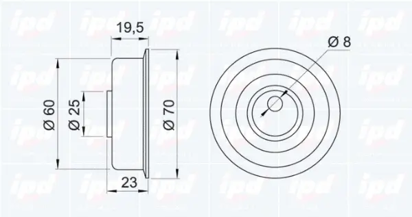 Tensioner Pulley, timing belt
