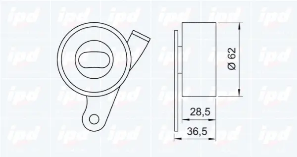 Tensioner Pulley, timing belt