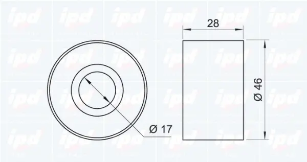 Tensioner Pulley, timing belt