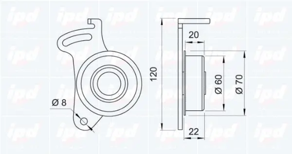 Tensioner Pulley, timing belt