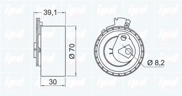Tensioner Pulley, timing belt