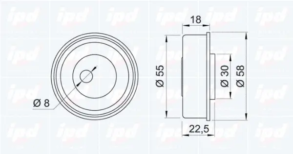 Tensioner Pulley, timing belt