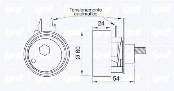 Tensioner Pulley, timing belt