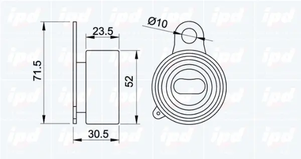 Tensioner Pulley, timing belt