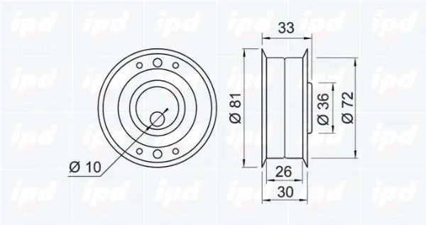 Tensioner Pulley, timing belt