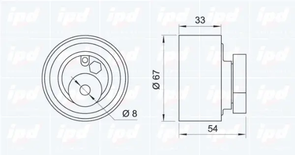 Tensioner Pulley, timing belt