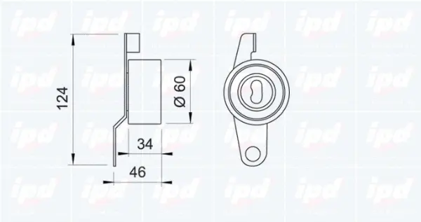 Tensioner Pulley, timing belt