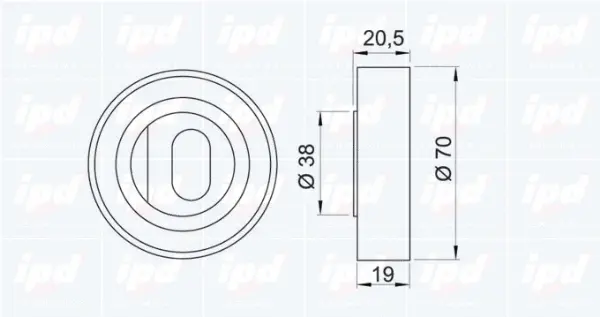 Tensioner Pulley, timing belt