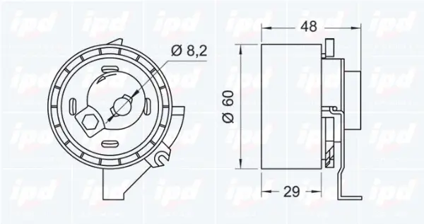 Tensioner Pulley, timing belt