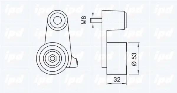 Tensioner Pulley, timing belt